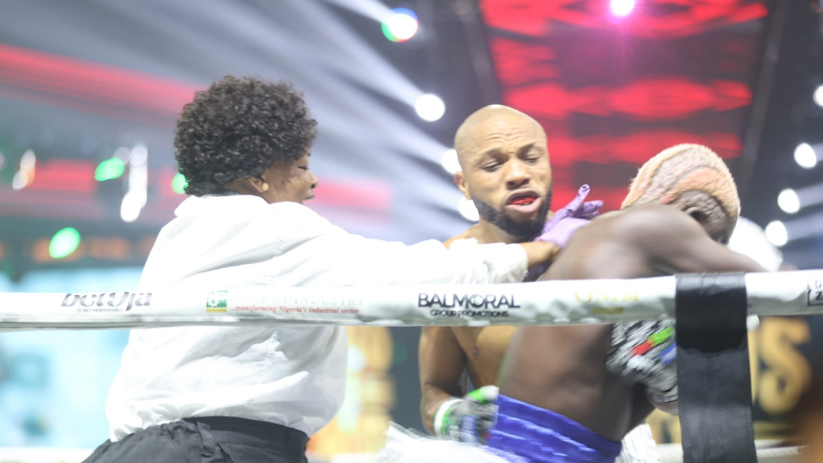 Portable Loses Celebrity Boxing Rematch to Charles Okocha After Walking Out of the Ring